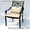 Дизайнерский стул с кованой спинкой #1037023