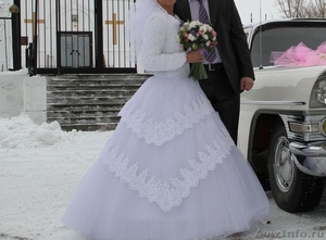 Красивое белое свадебное платье, пышное - Изображение #2, Объявление #263052