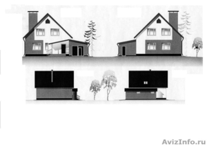 Готовый проект дома двухэтажного с гаражом,мансардой и подвалом  - Изображение #1, Объявление #542396