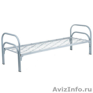 двухъярусные металлические кровати недорого, одноярусные кровати для больниц - Изображение #4, Объявление #695592