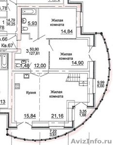 Продается элитная квартира: 2-х уровневый пентхаус с выходом на крышу. - Изображение #1, Объявление #1150299