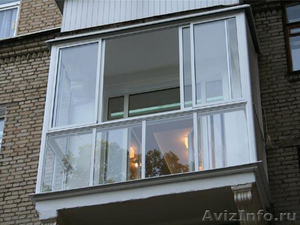 Застеклить балкон. Остекление и отделка балконов. Из пластика и алюминия. - Изображение #3, Объявление #1160250