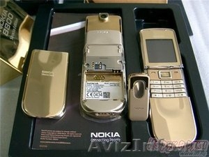 Продам Новые оригинальные Nokia 8800 Sirocco Gold, Dark, Silver. Полные комплекты. Память 128мб. - Изображение #1, Объявление #925